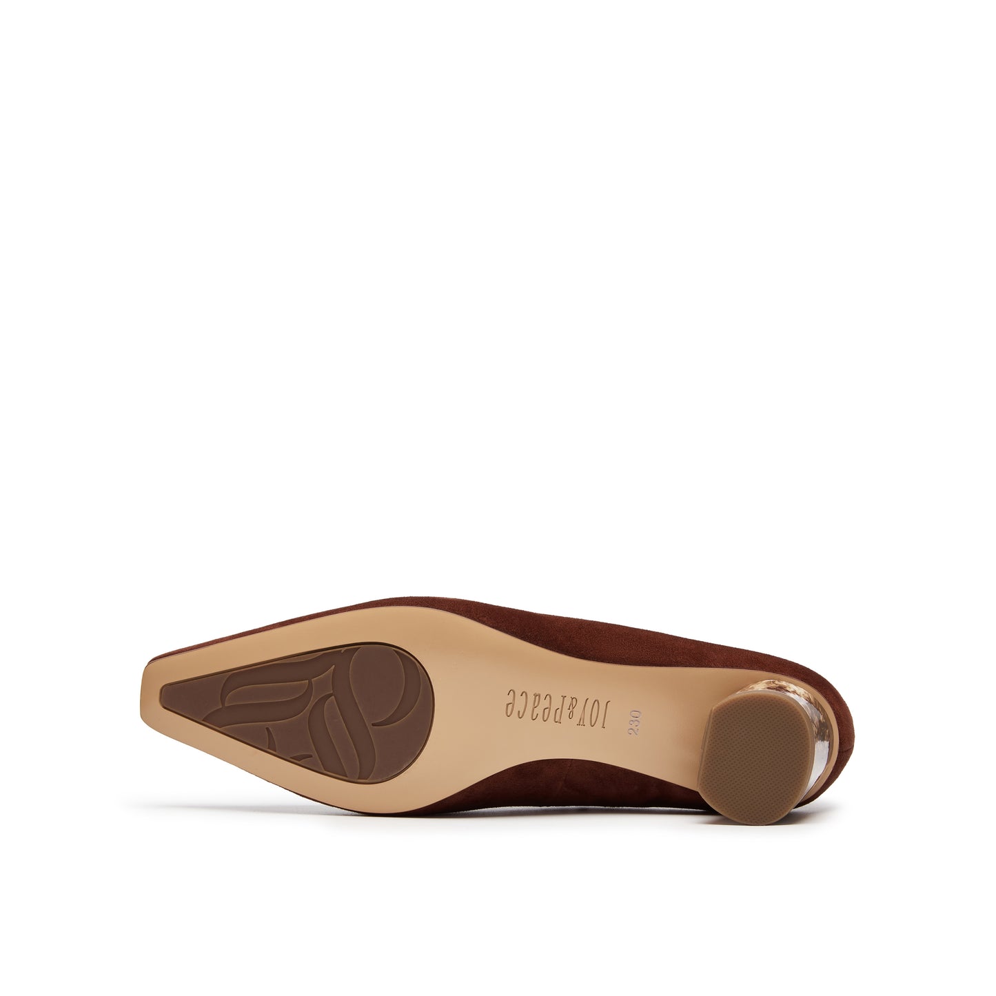 V Cut Mid-heel Pump