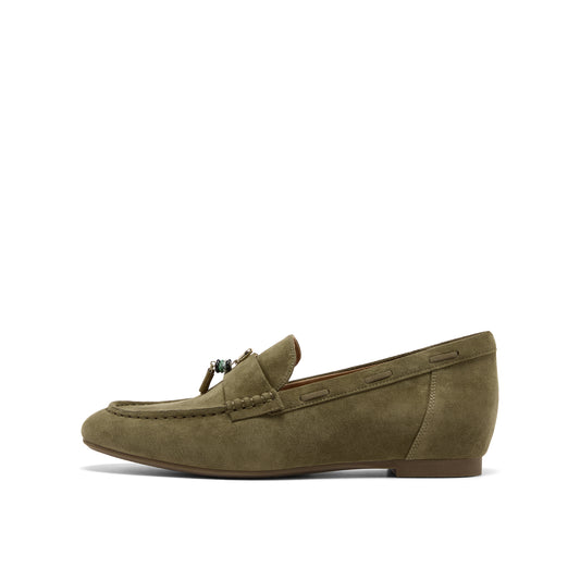 Metal Charm Loafer