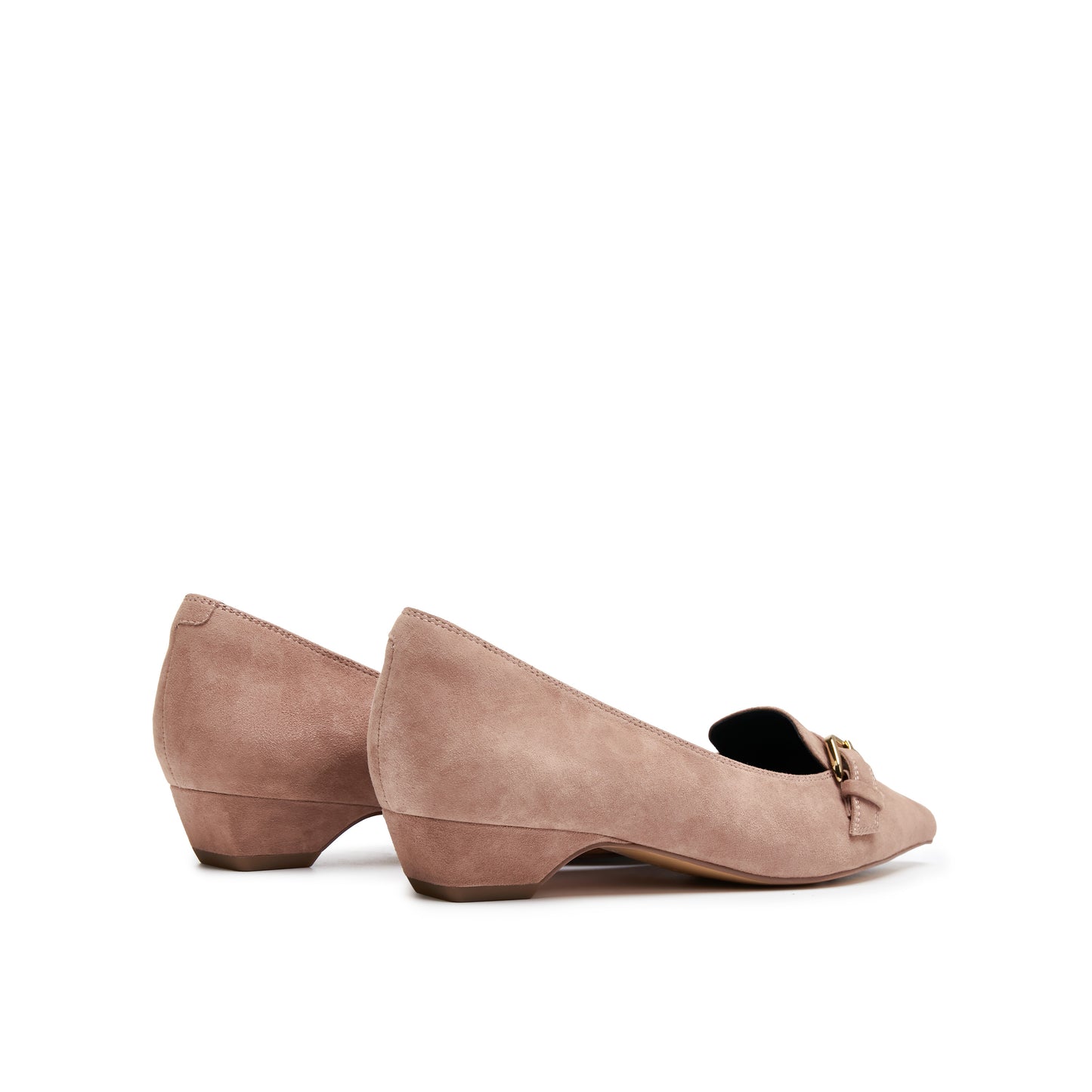 Kid Suede Pointed Toe Pump