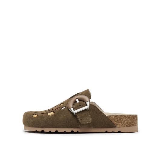 Perforated Mule