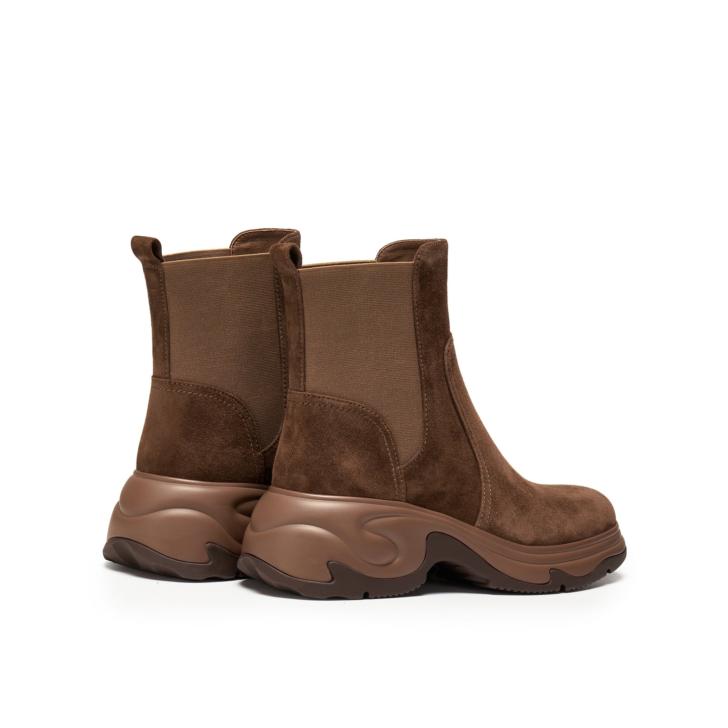 Kid Suede Chunky Chelsea Boots