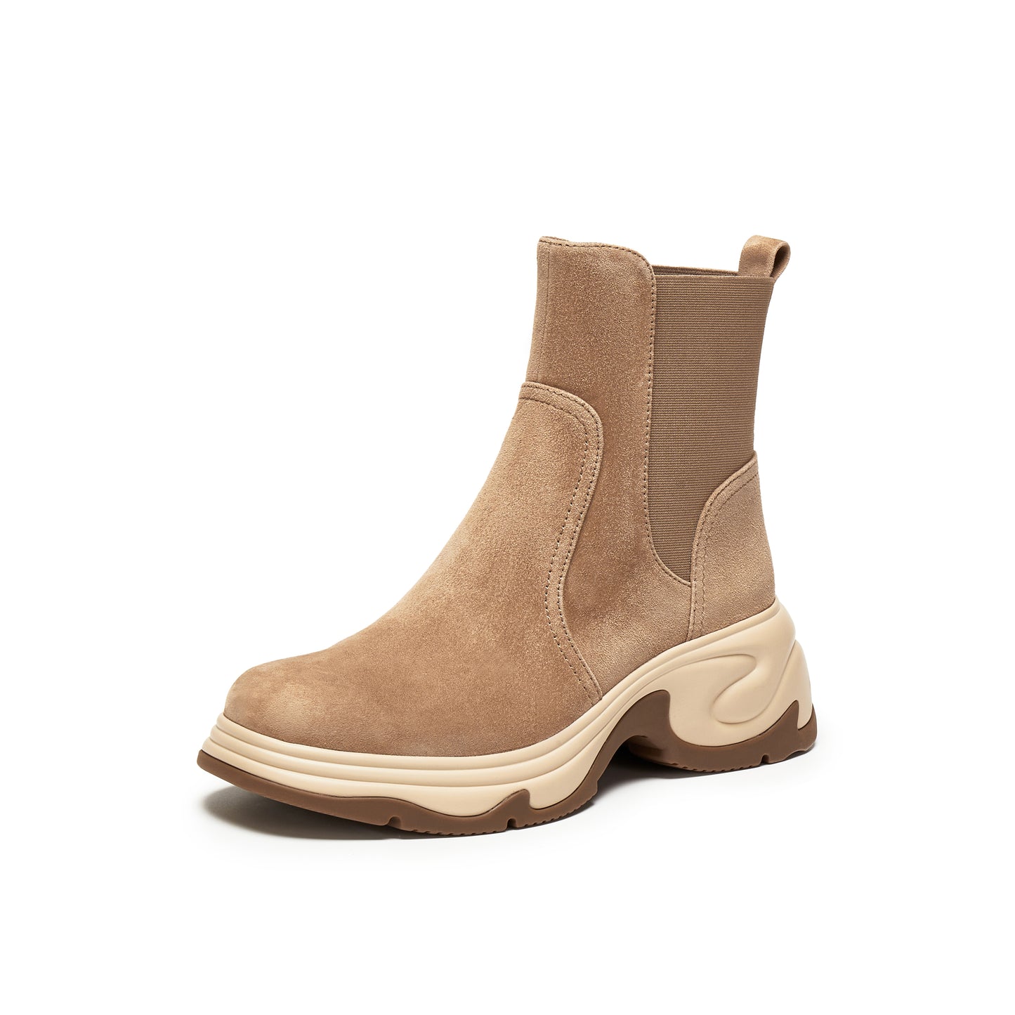 Kid Suede Chunky Chelsea Boots