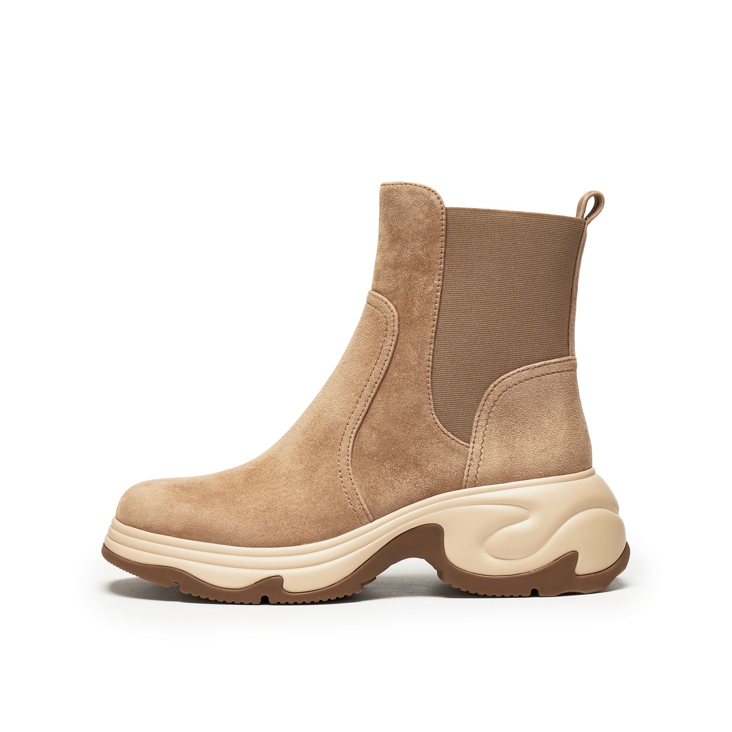 Kid Suede Chunky Chelsea Boots