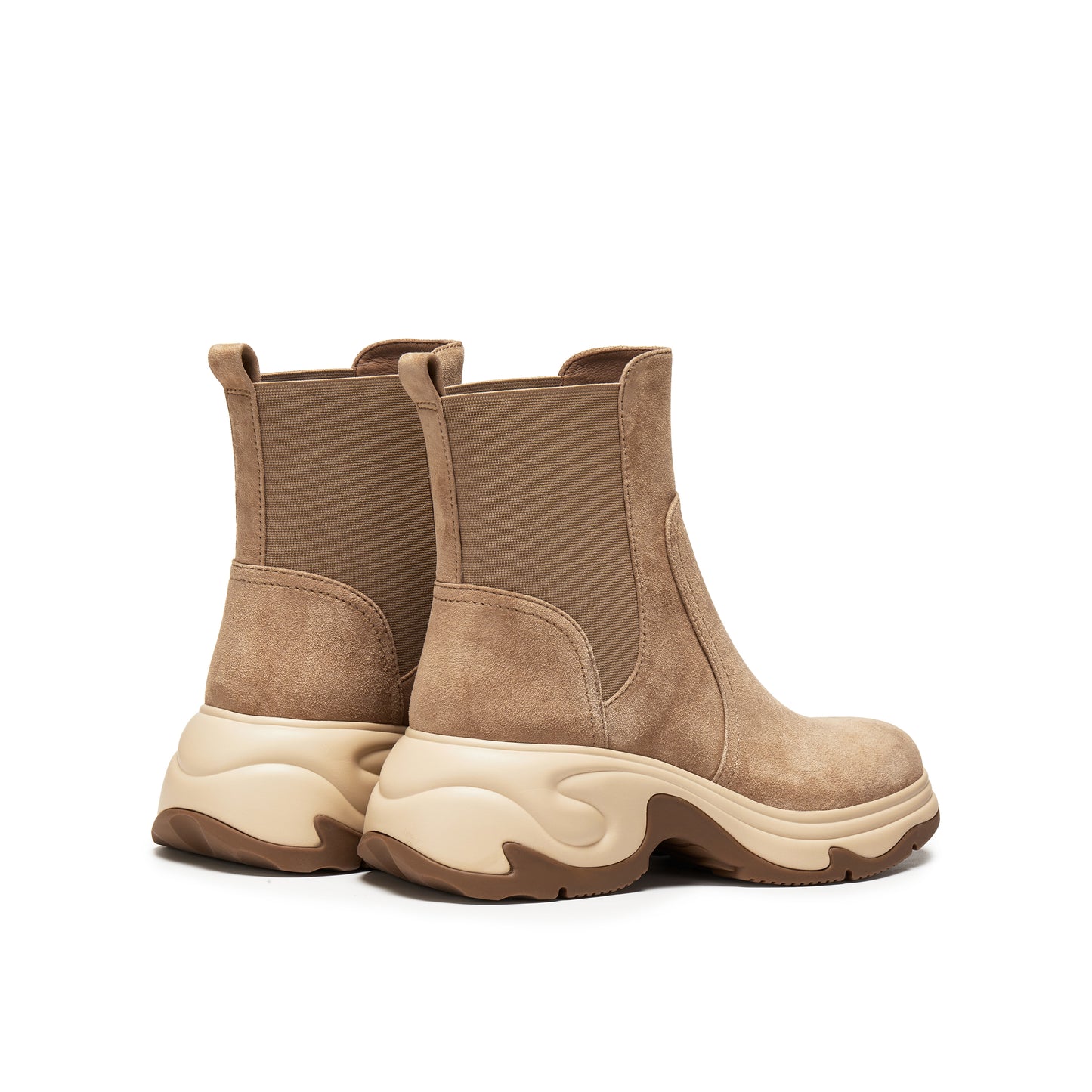 Kid Suede Chunky Chelsea Boots