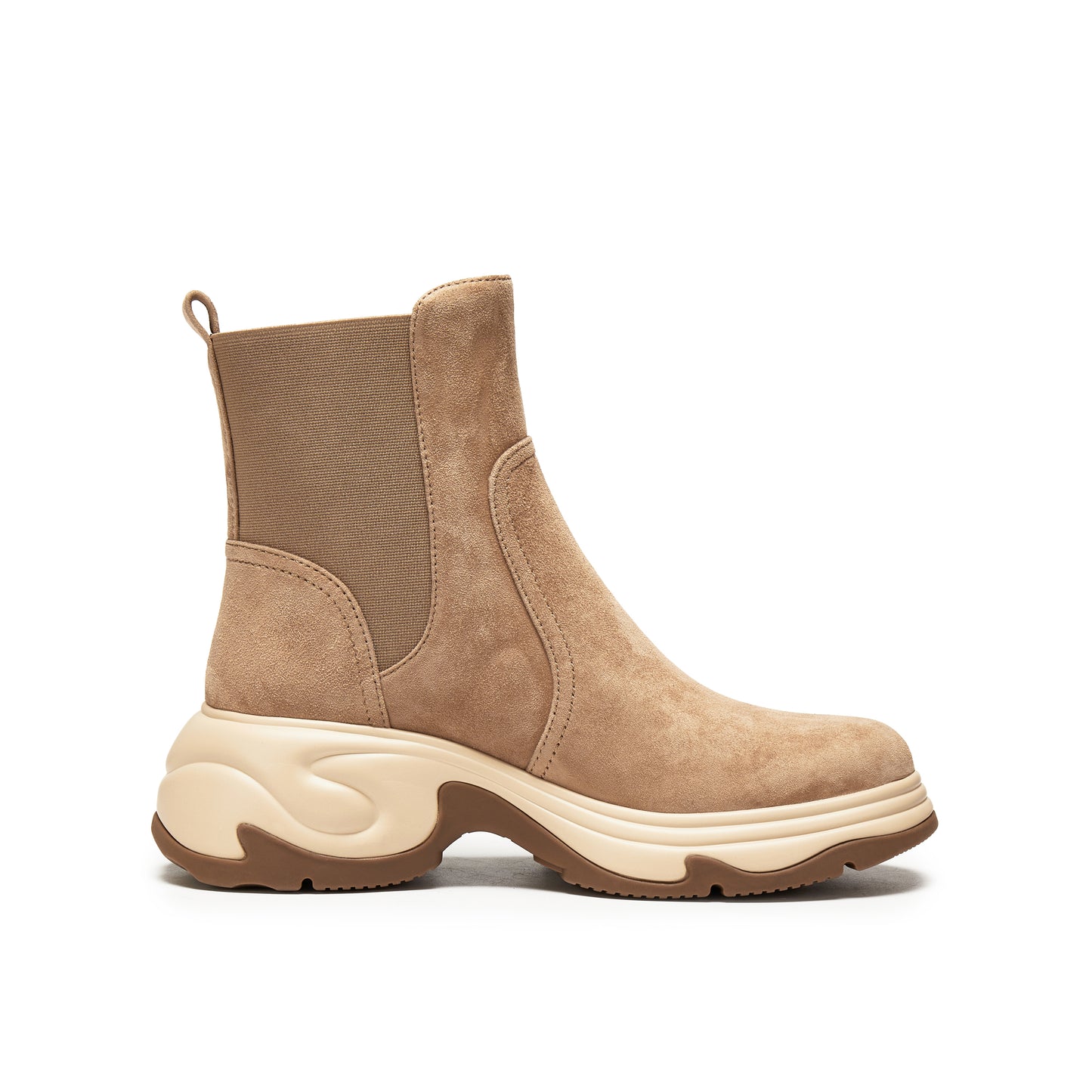 Kid Suede Chunky Chelsea Boots