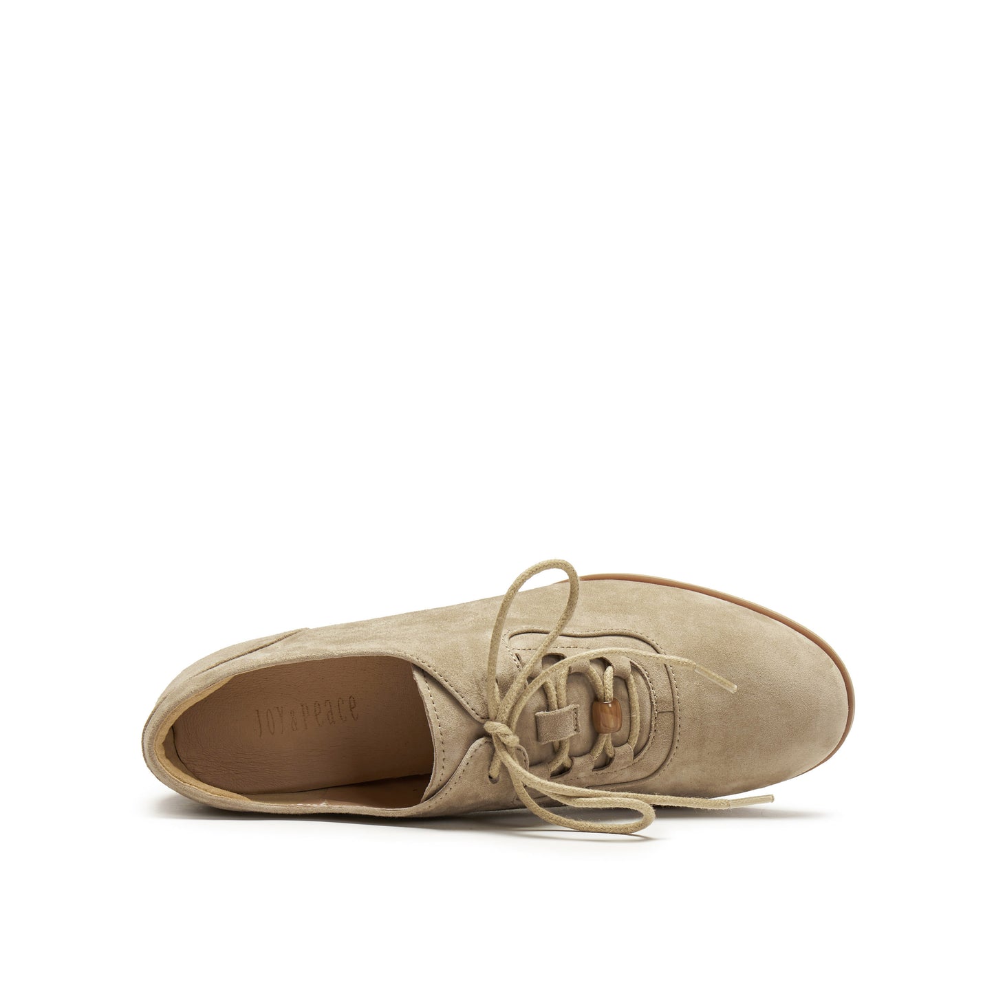 Soft Suede Block Heel Oxford Shoes