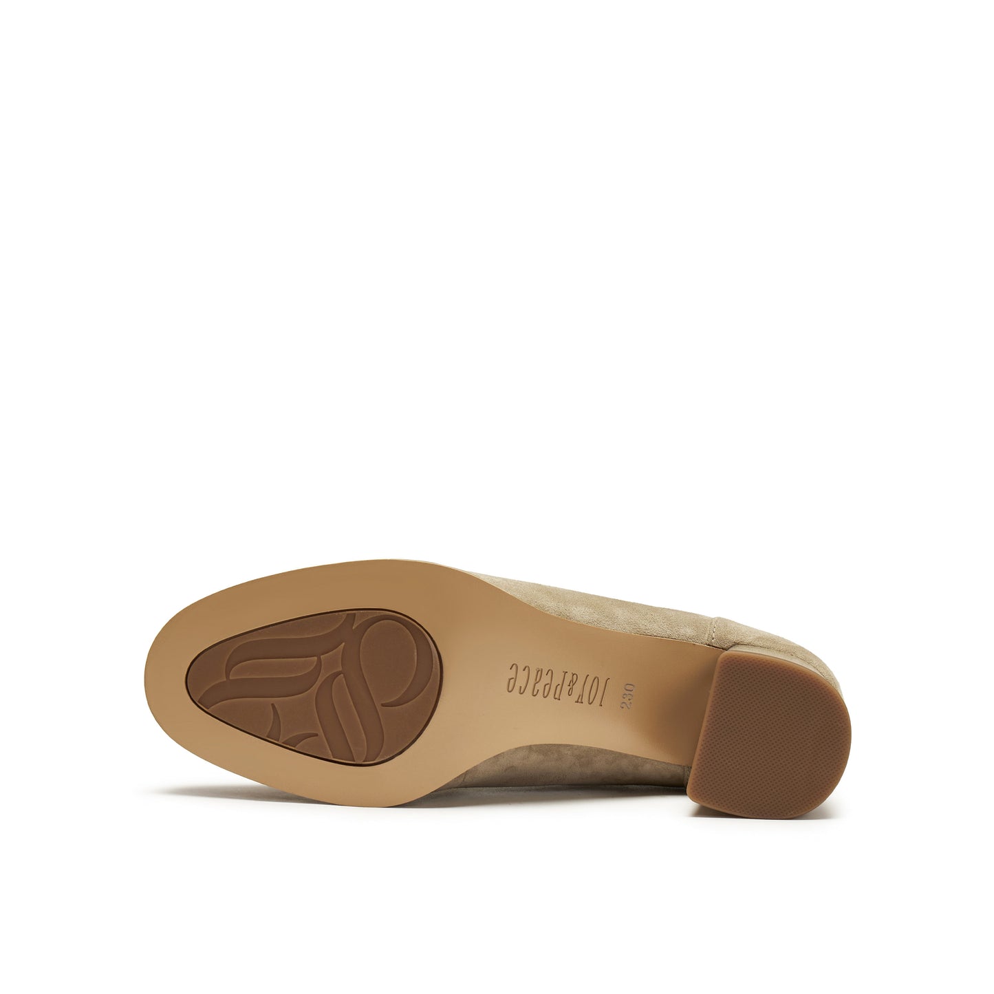 Soft Suede Block Heel Oxford Shoes