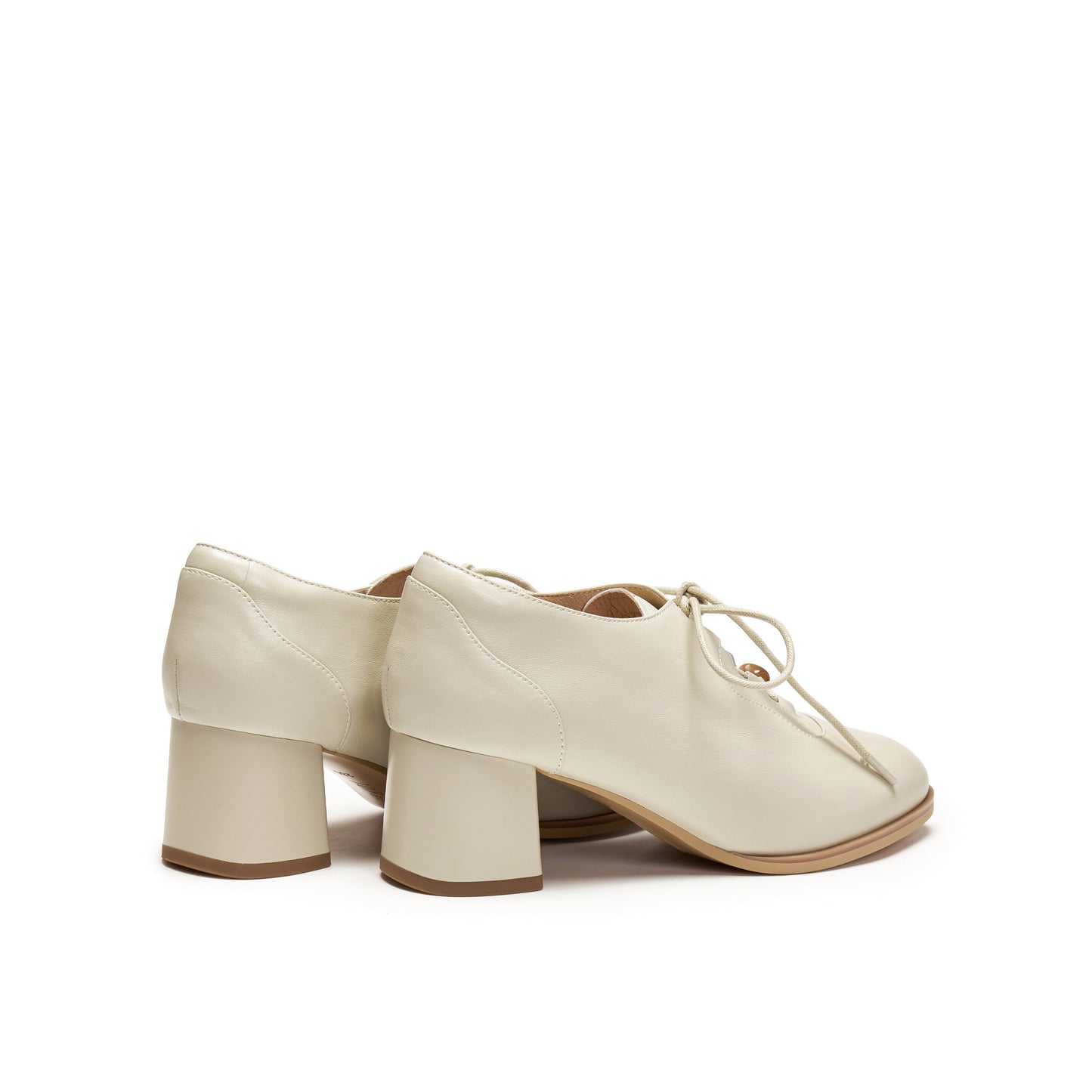 Soft Suede Block Heel Oxford Shoes