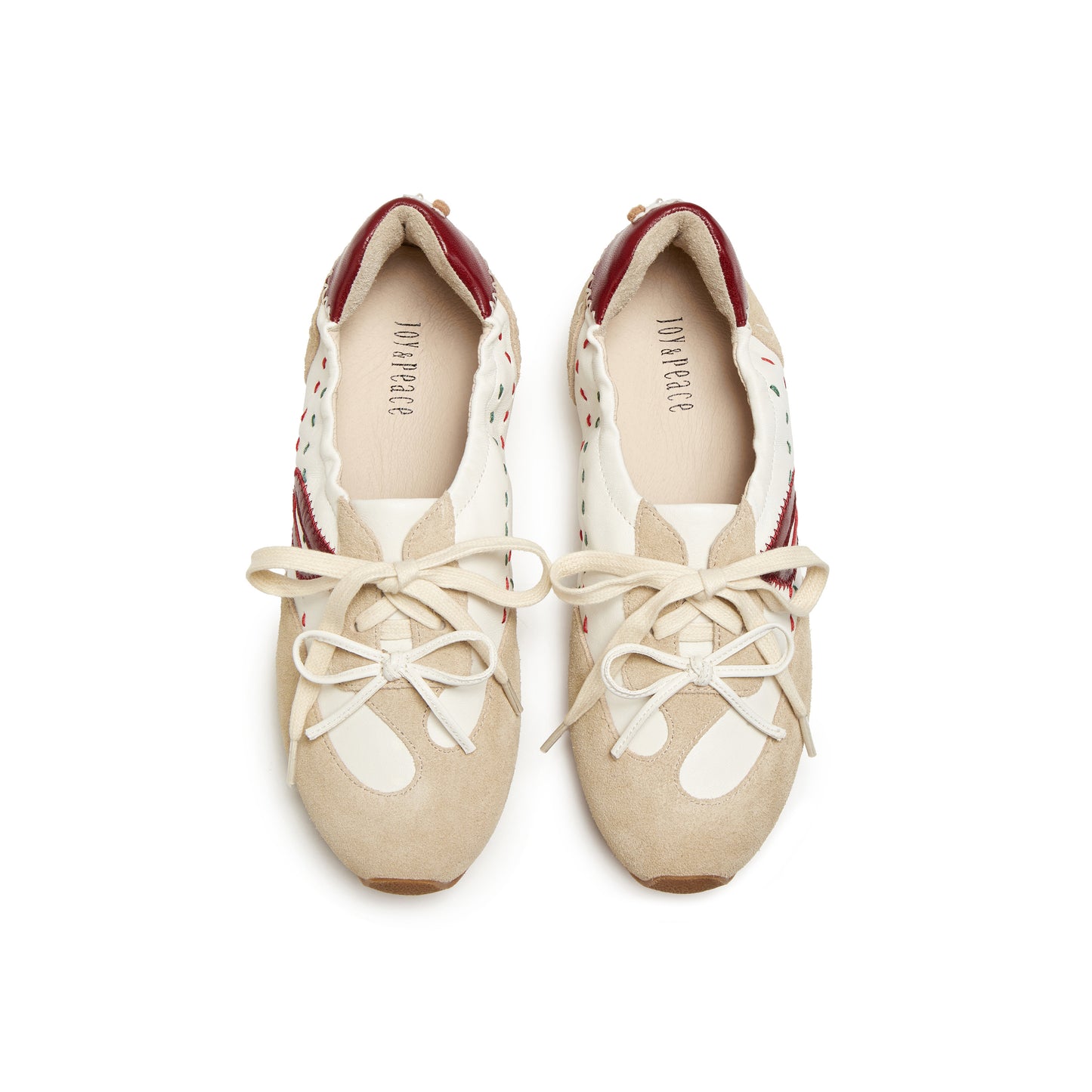 Multi-material Sneakers with Hand-stitched Horse Logo