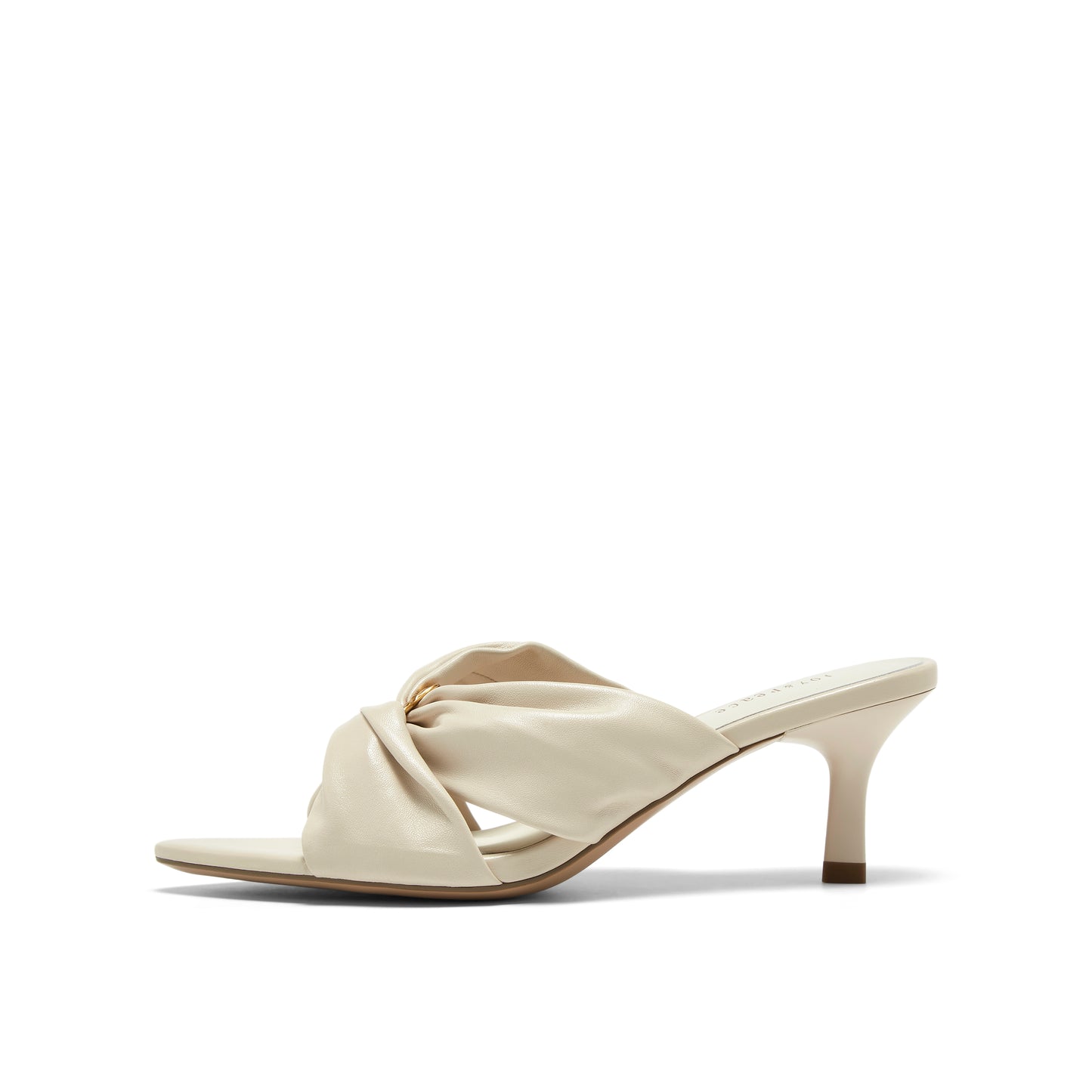 Cross-straps Metal Ring Sandals