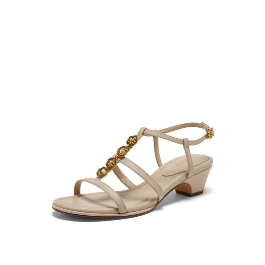 Round-toe Gladiator Sandals