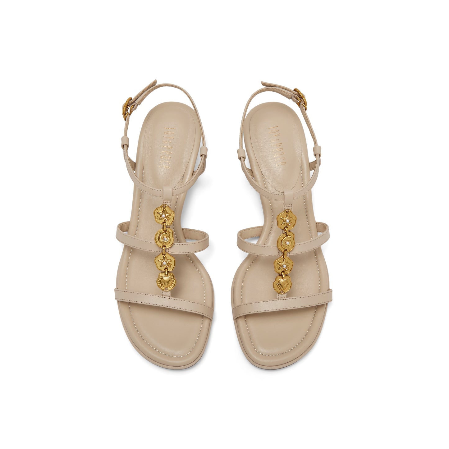 Round-toe Gladiator Sandals