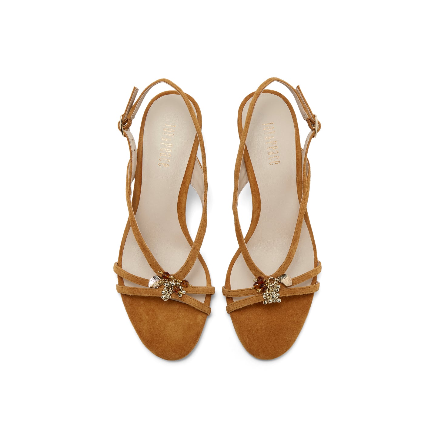 Beads Multi Straps Heel Sandals
