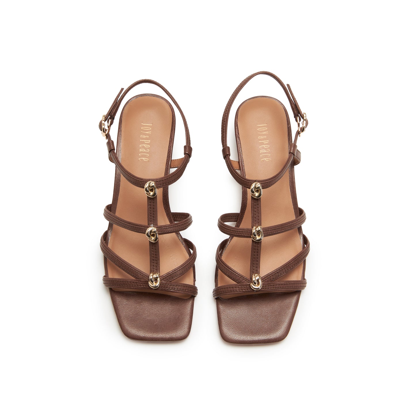 Square-toe Gladiator Sandals