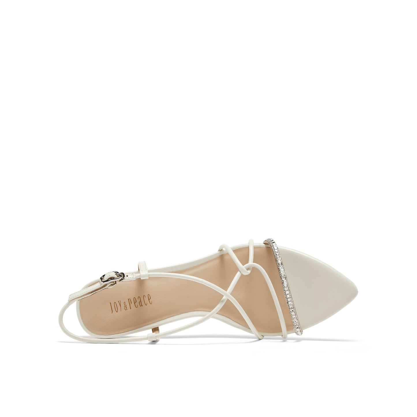 Embellished Straps Heel Sandals