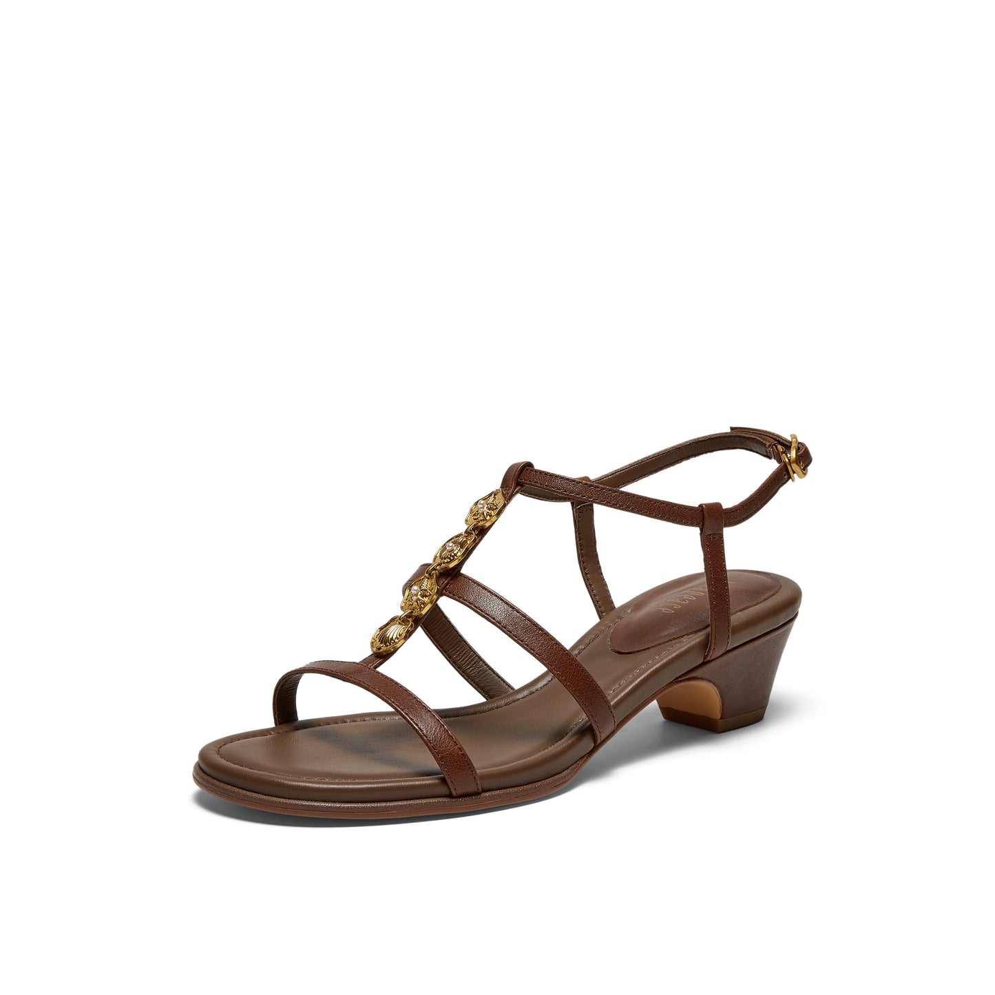 Round-toe Gladiator Sandals