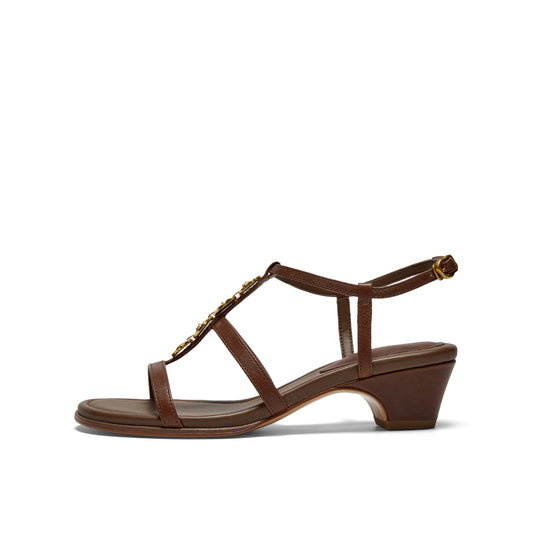 Round-toe Gladiator Sandals