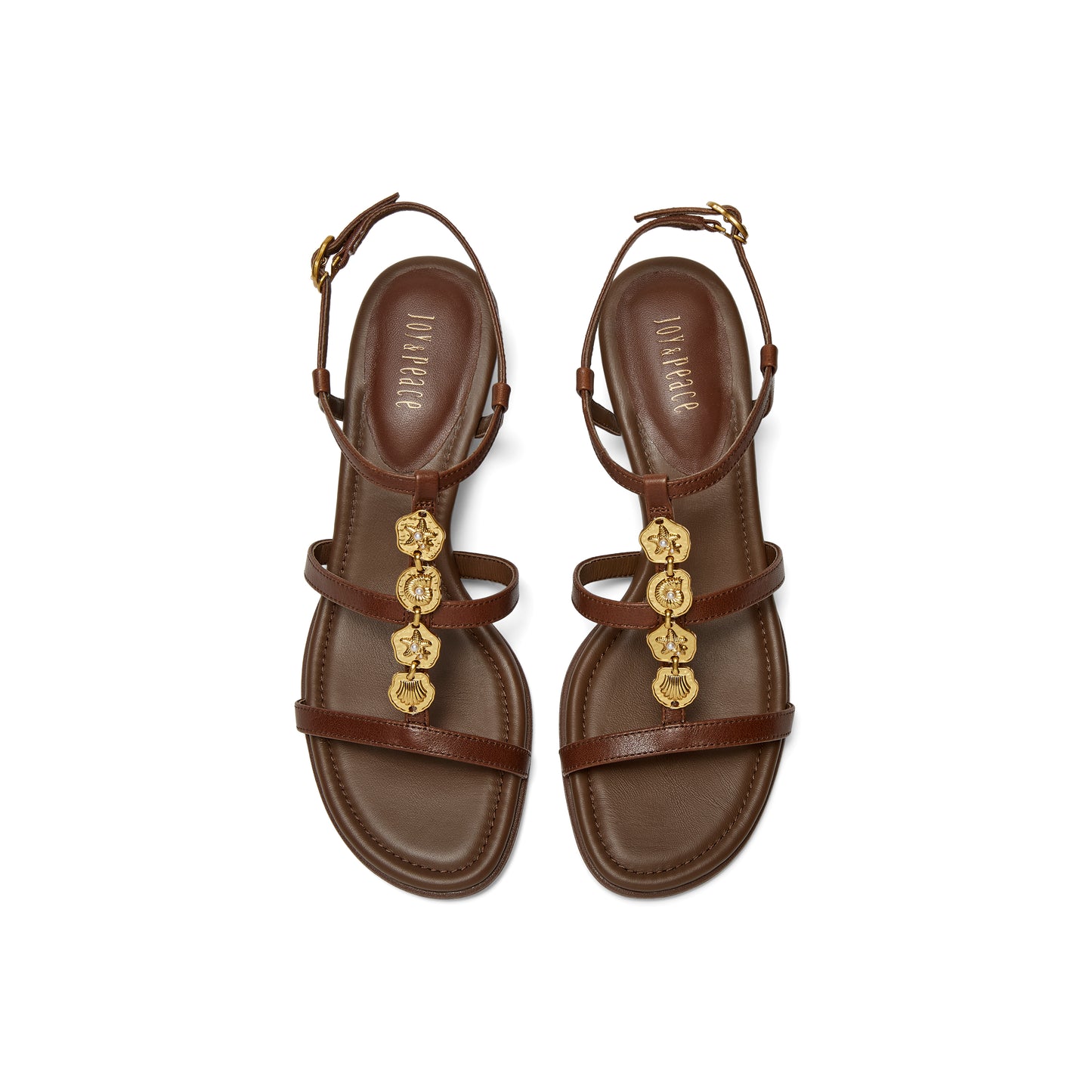 Round-toe Gladiator Sandals