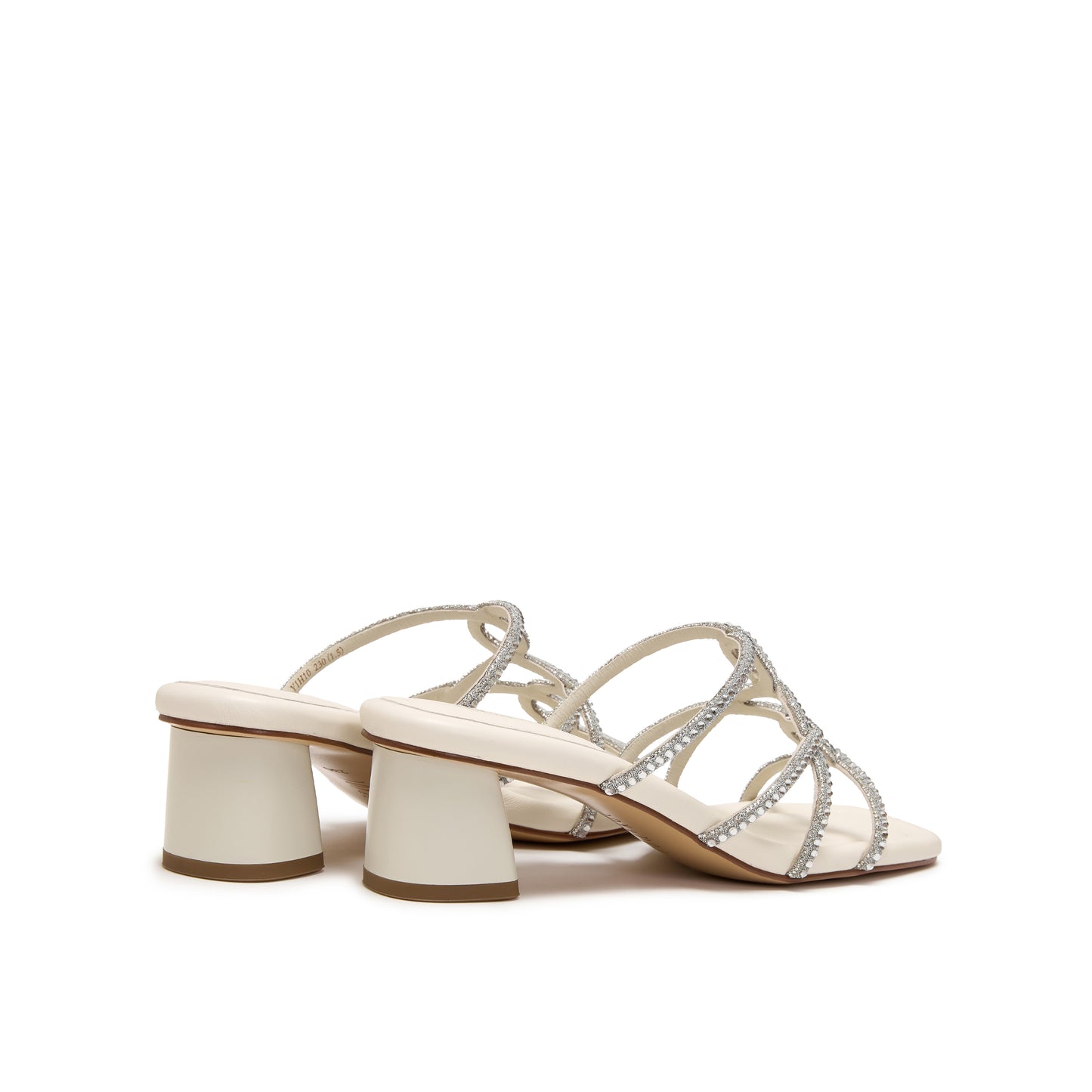 Embellished Strap Blocked-heel Sandals