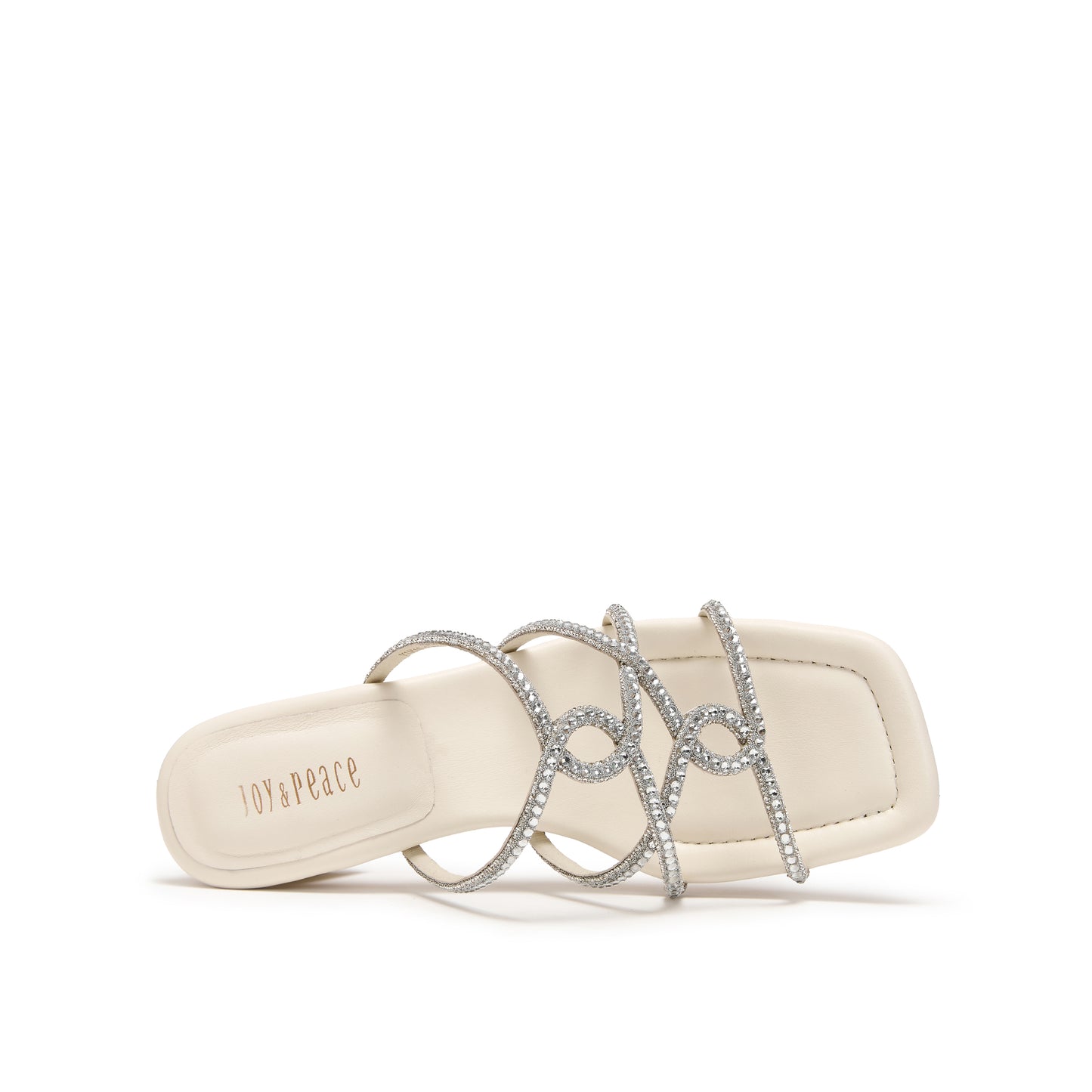 Embellished Strap Blocked-heel Sandals