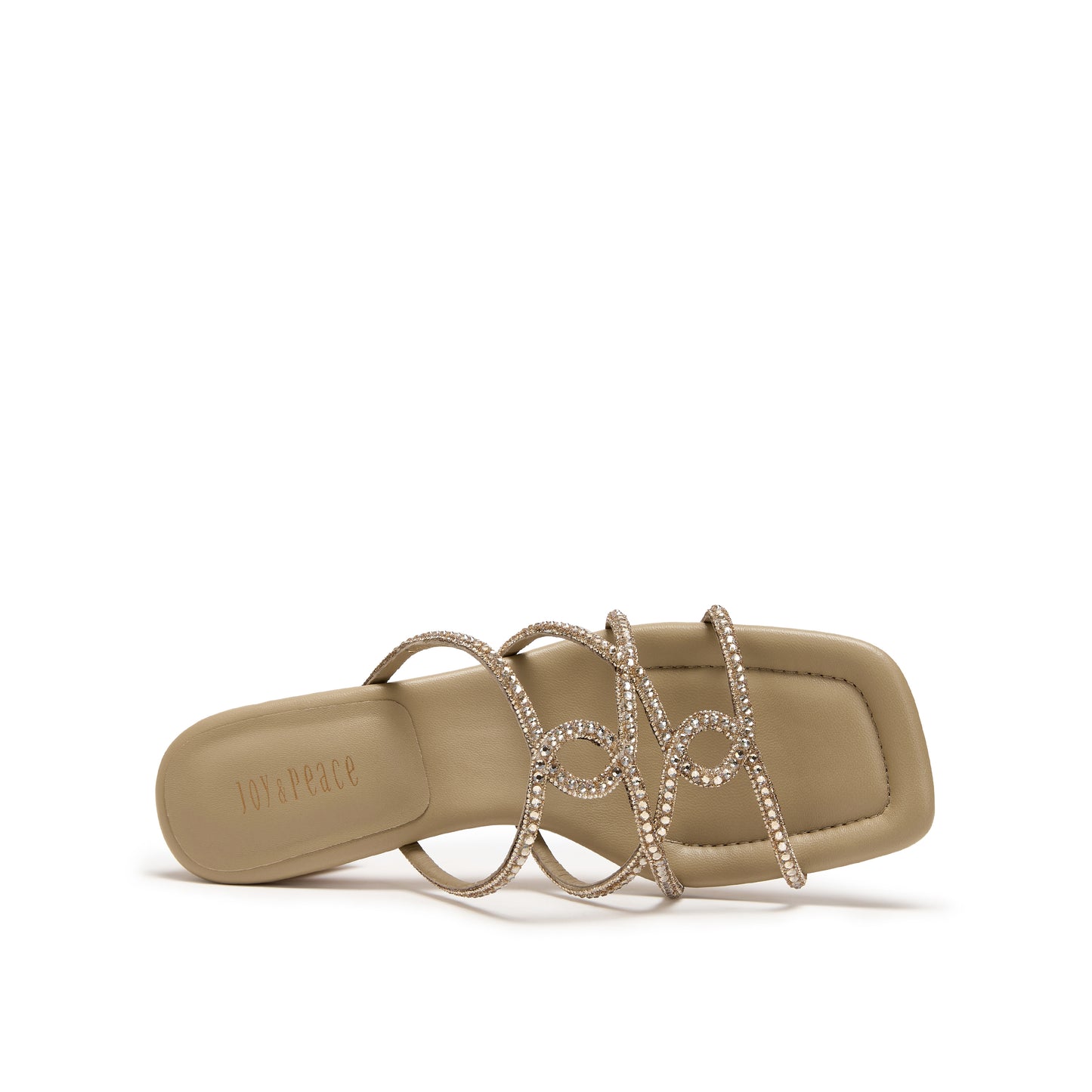 Embellished Strap Blocked-heel Sandals
