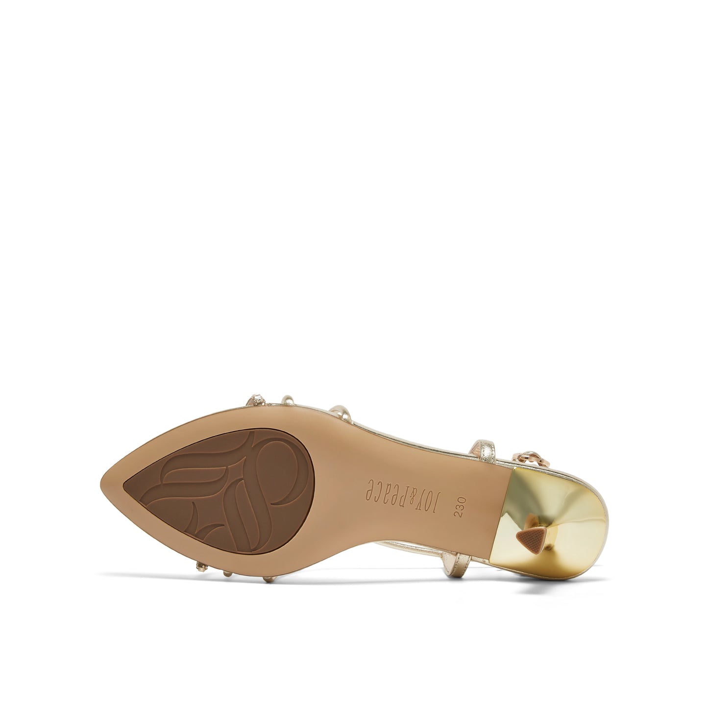Embellished Straps Heel Sandals