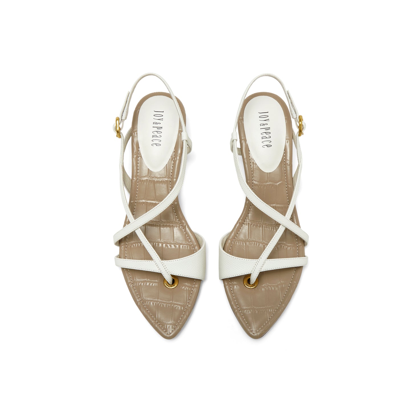 Ring-toe Blocked-heel Sandals