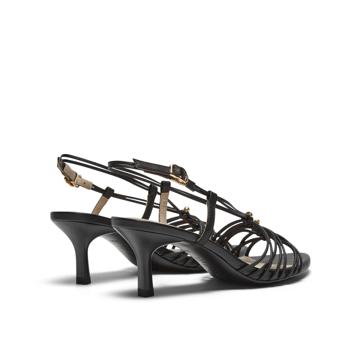 Woven Strap Heel Sandals