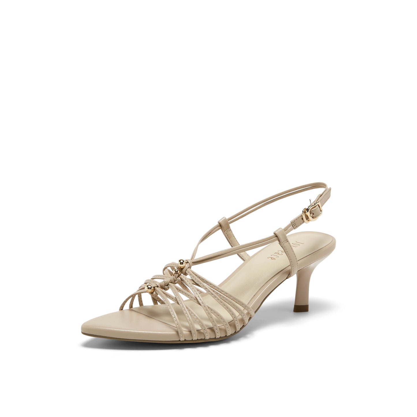 Woven Strap Heel Sandals