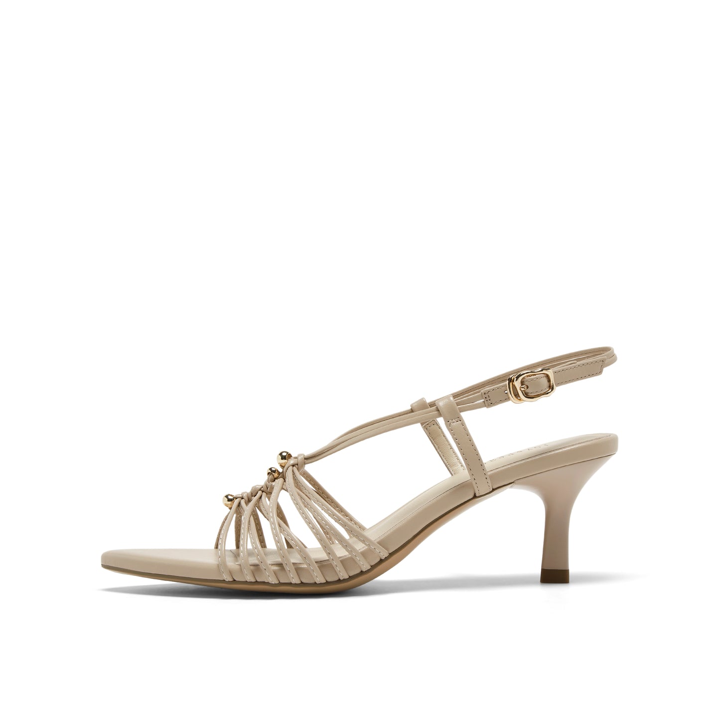 Woven Strap Heel Sandals