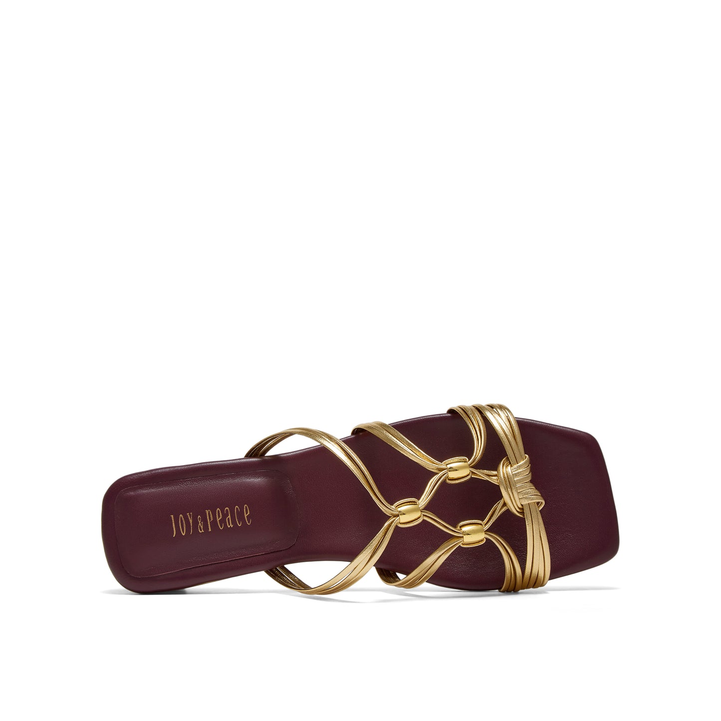 Beaded Woven Strap Flats