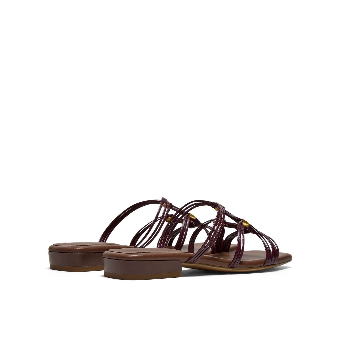Beaded Woven Strap Flats