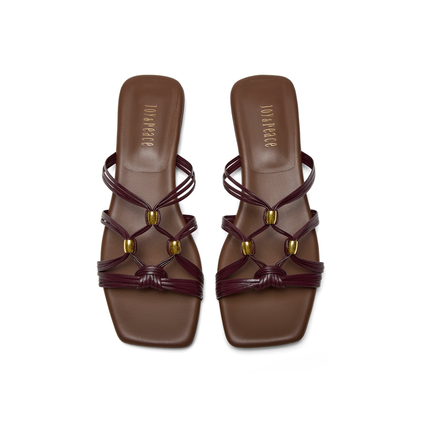 Beaded Woven Strap Flats