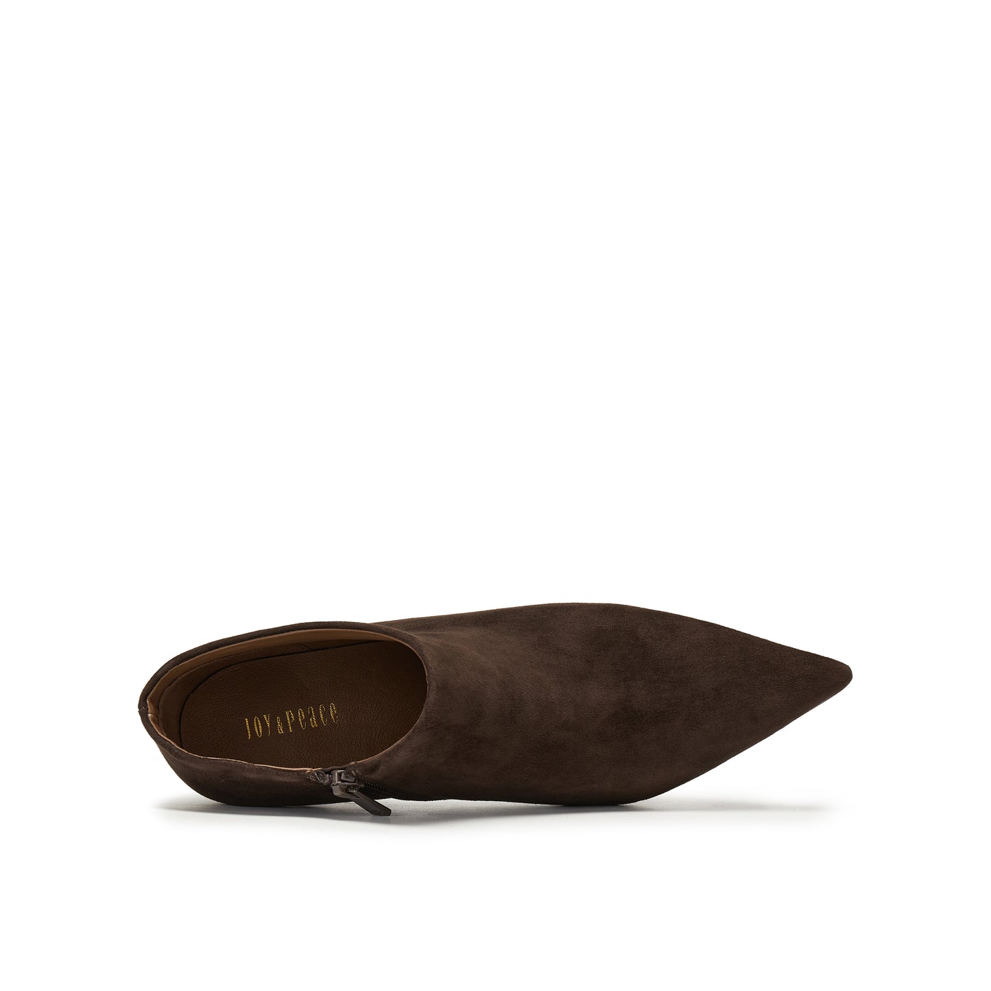 Kid Sude Pointed Toe Ankle Boots