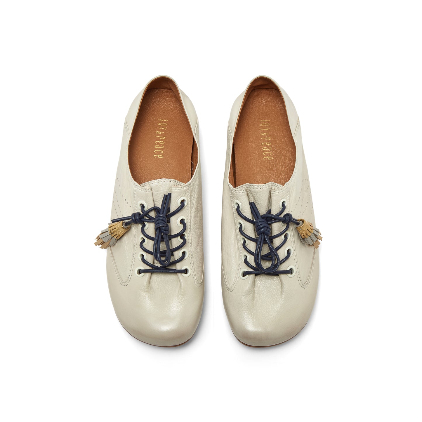 Retro Washed Leather Sneakers