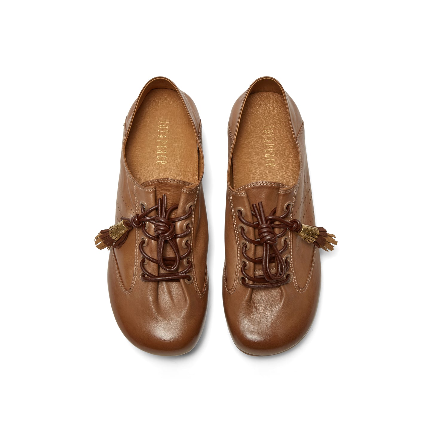 Retro Washed Leather Sneakers