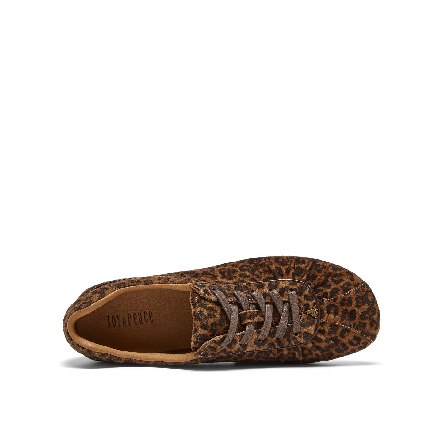 Leopard Printed Lace-up Oxford