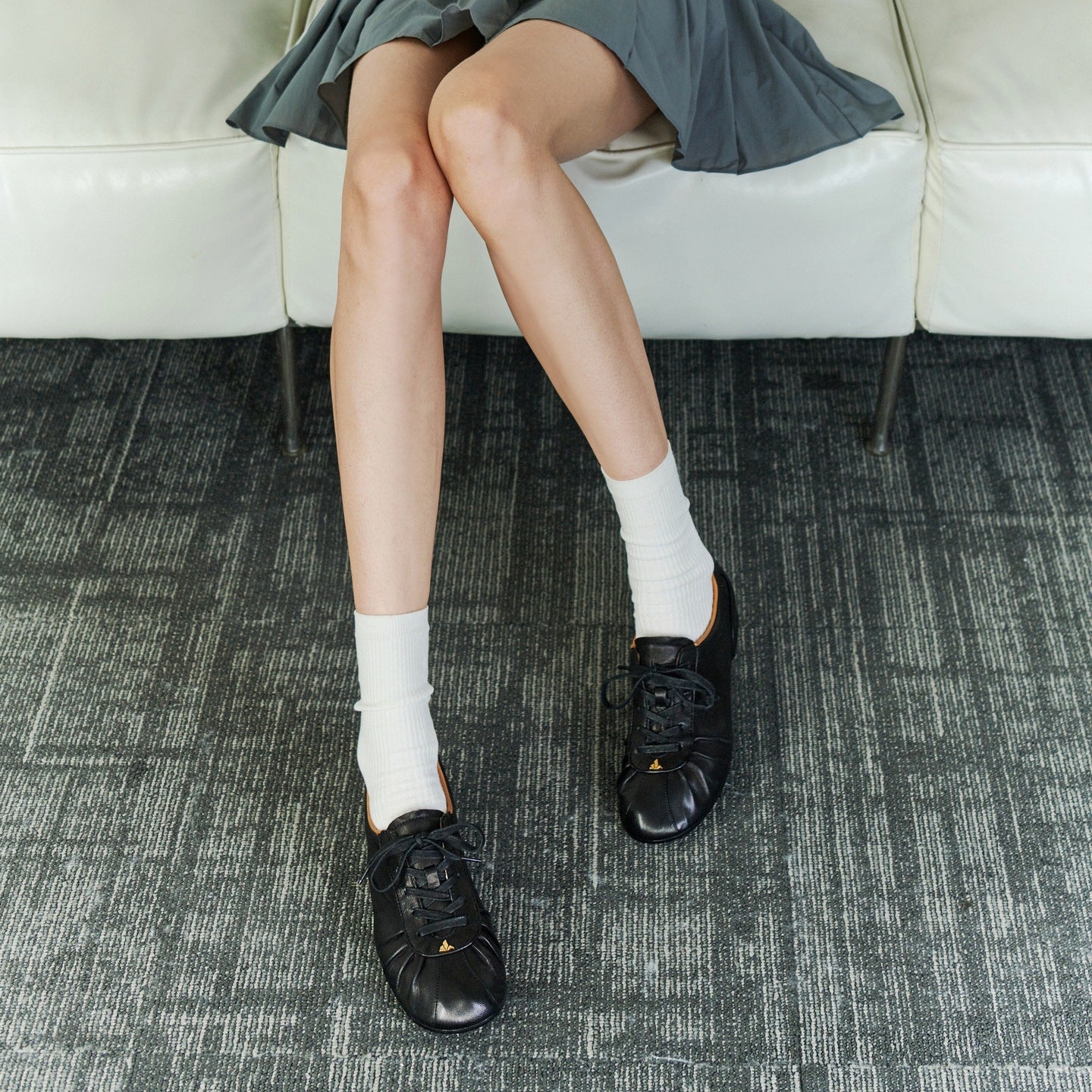 Kid Leather Lace-up Oxford