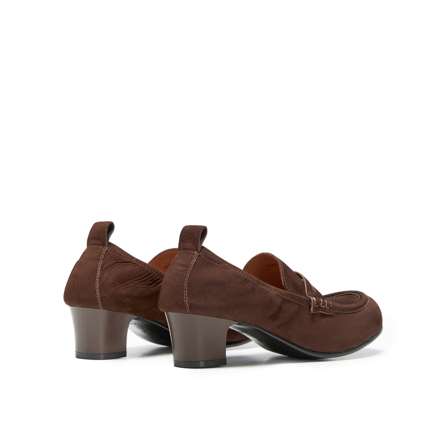 Retro Block Heel Loafers