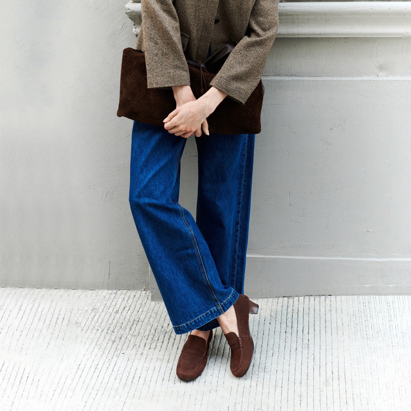 Retro Block Heel Loafers
