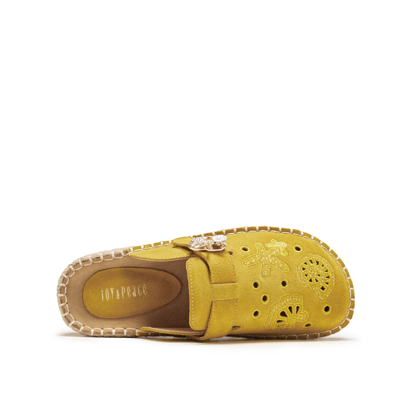 Marine-inspired Embroidered Mules