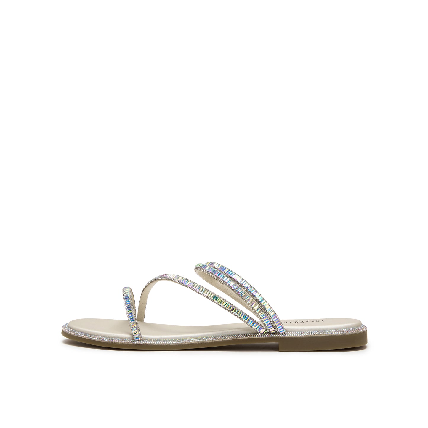 Embellished Strap Flats