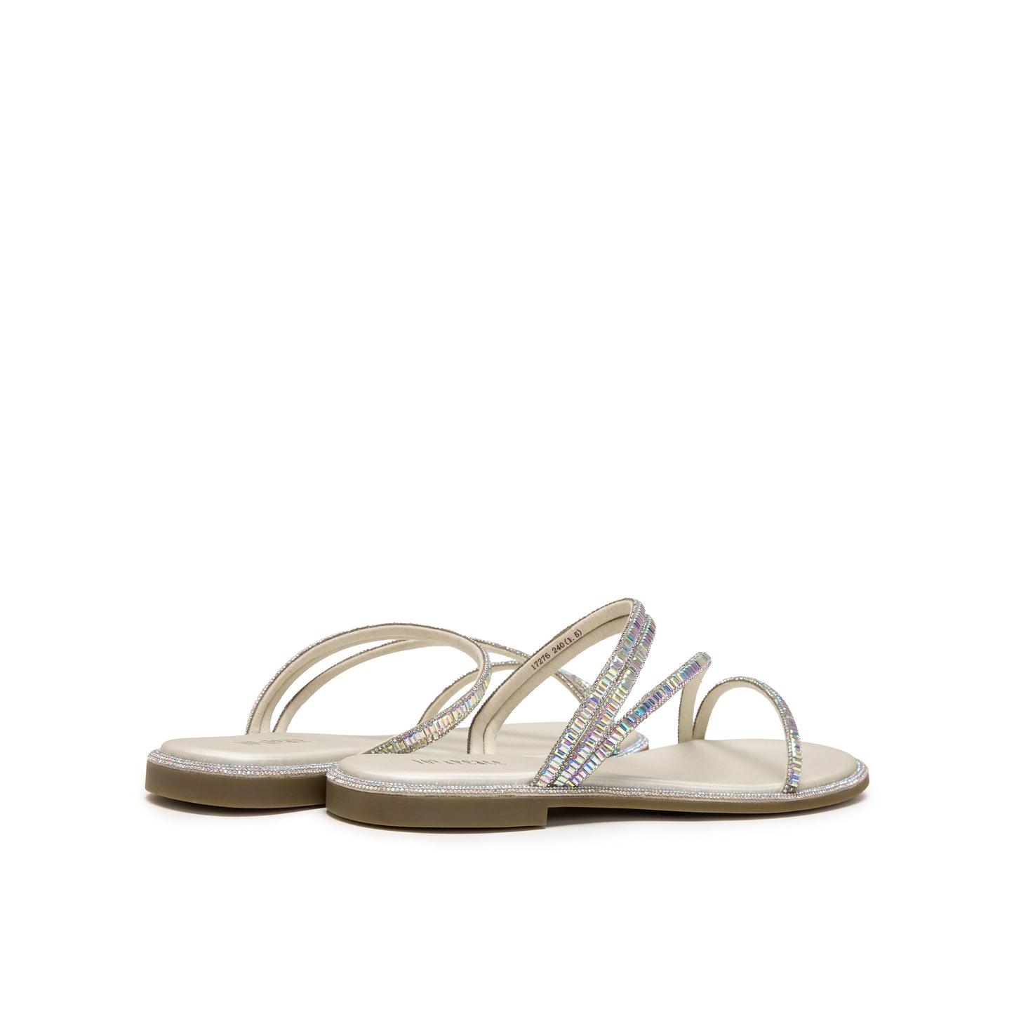 Embellished Strap Flats