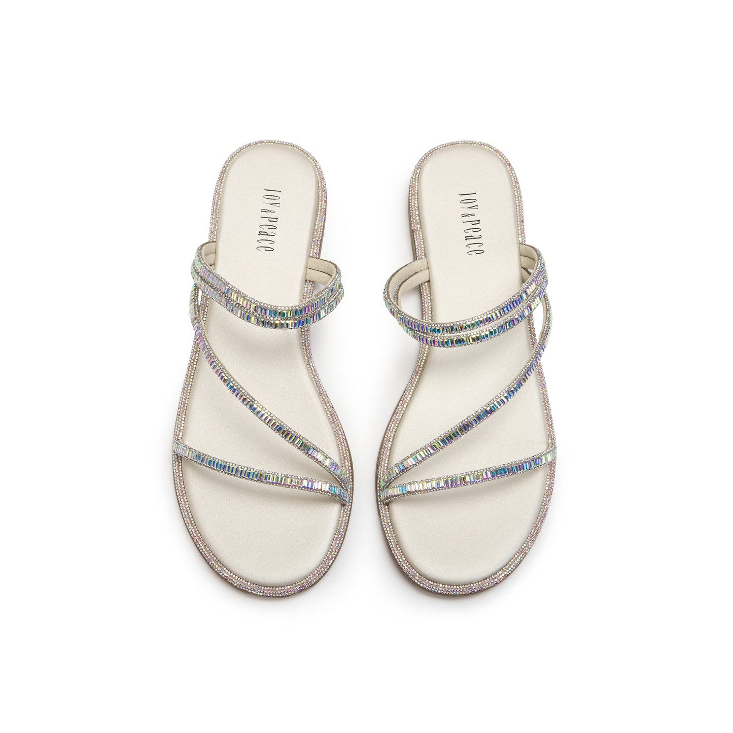 Embellished Strap Flats