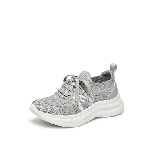 Crystal Knit Slip-On Sneakers