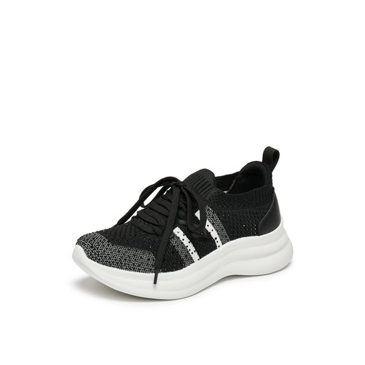 Crystal Knit Slip-On Sneakers