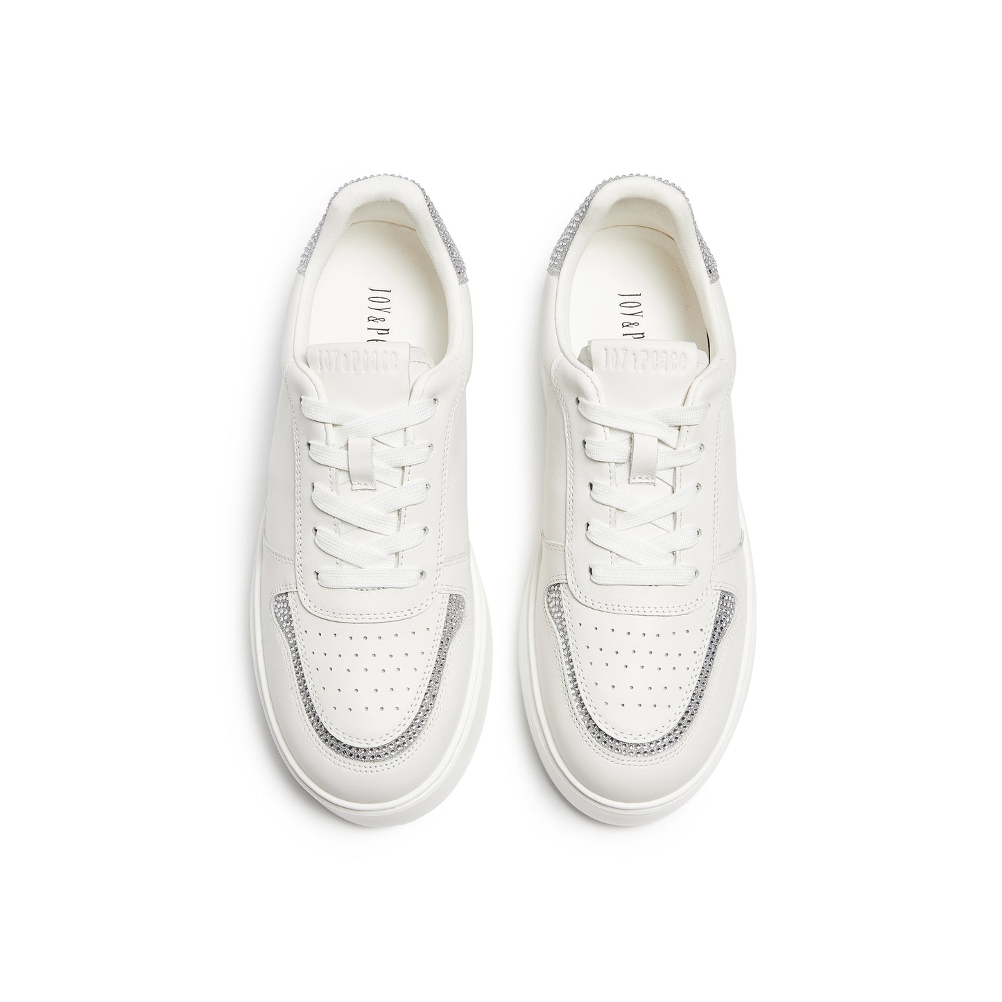 Versatile Sneakers with Crystal Embellishment