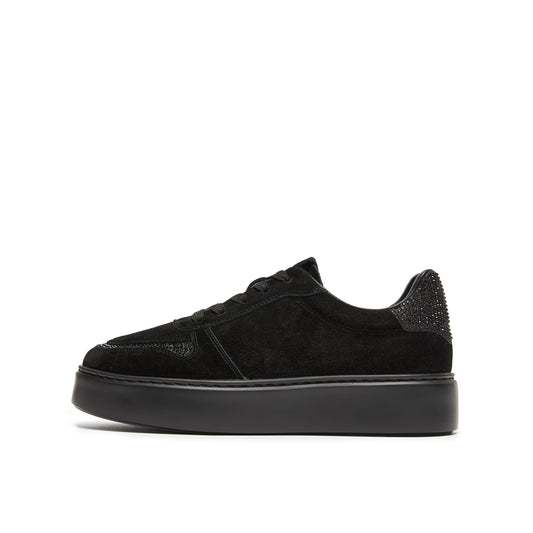 Versatile Sneakers with Crystal Embellishment