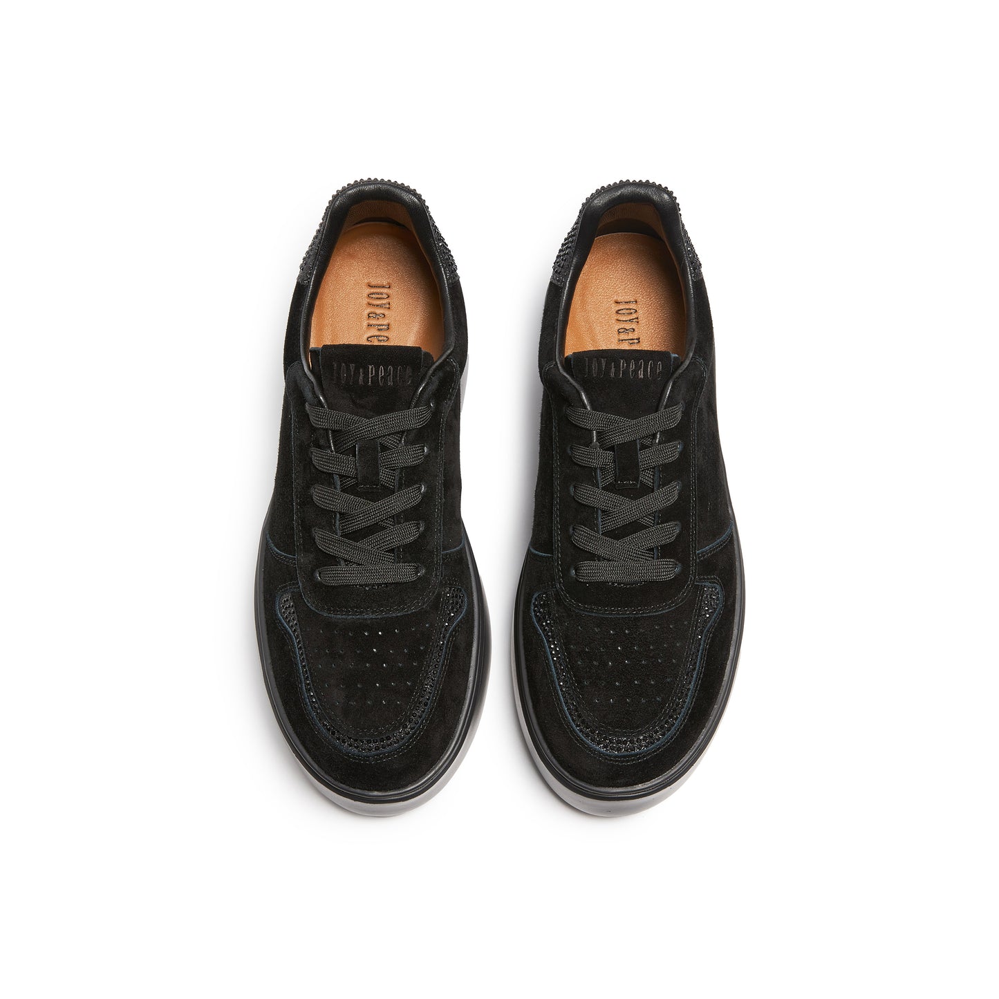 Versatile Sneakers with Crystal Embellishment