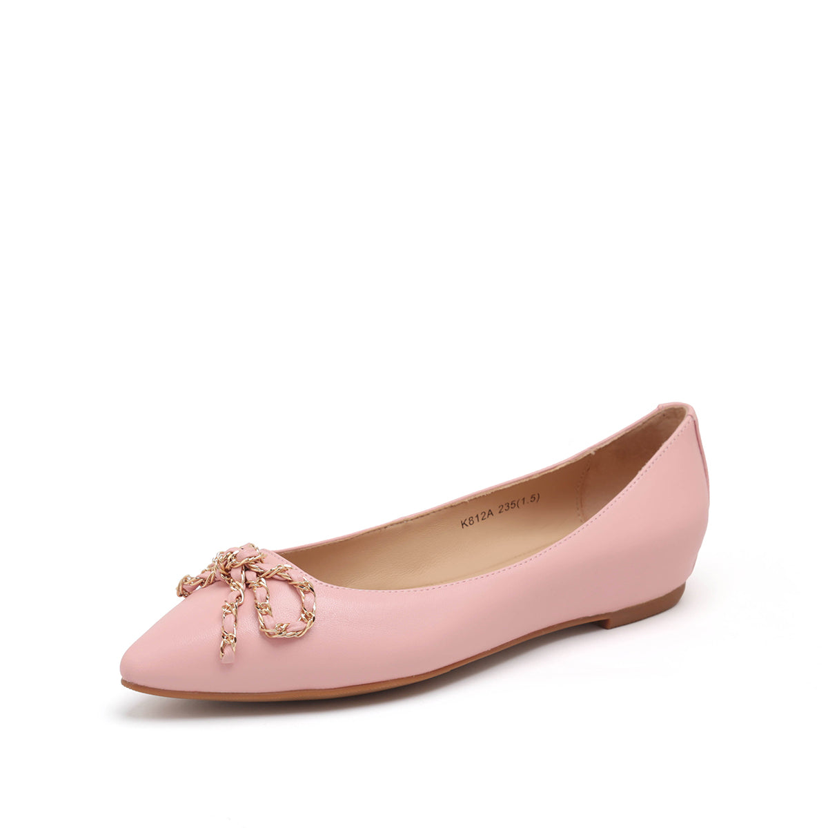 Pointed Toe Flats with Knot